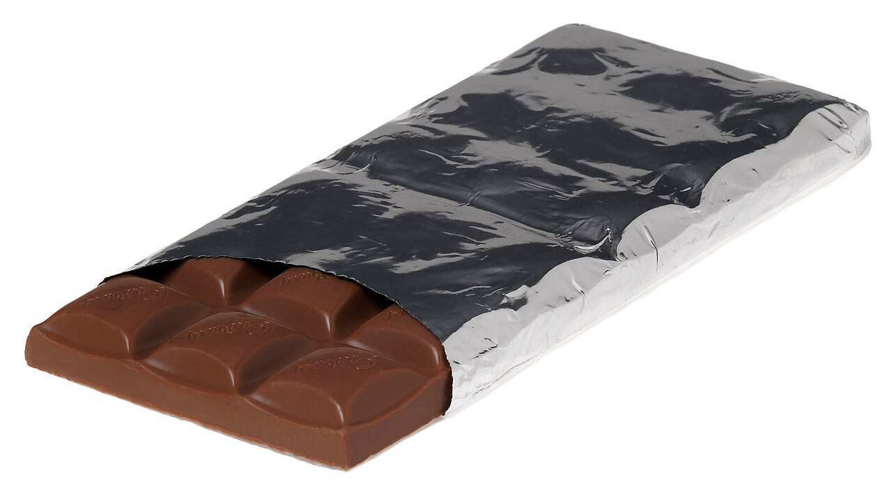 A Cadbury Dairy Milk Caramel chocolate bar